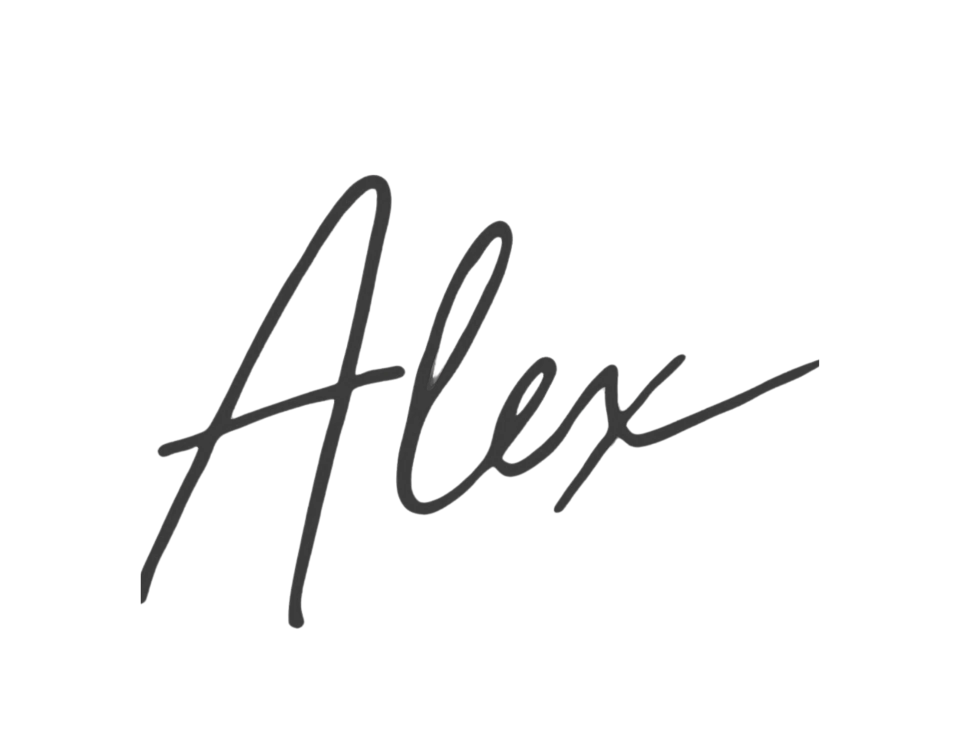 Pastor Alex signature